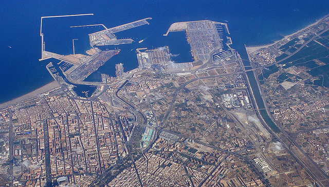 The port of Valencia